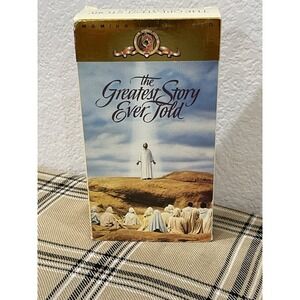 The Greatest Story Ever Told 1965 (VHS, 1990) 2 Tape Set MGM/UA Video NEW SEALED